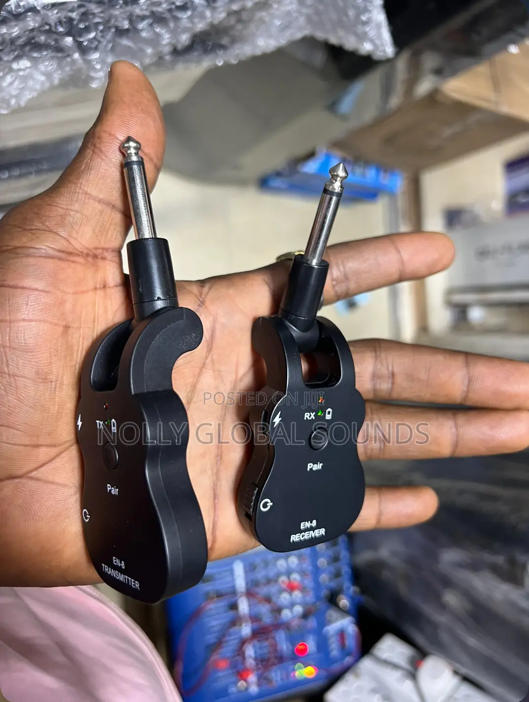 Wireless VHF Audio Guitar Transmitter Receiver,Rechargeable