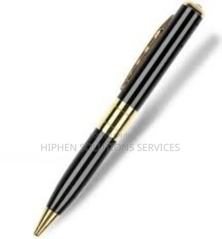 Video Audio Recording Indoor Outdoor Spy Pen Camera - Black