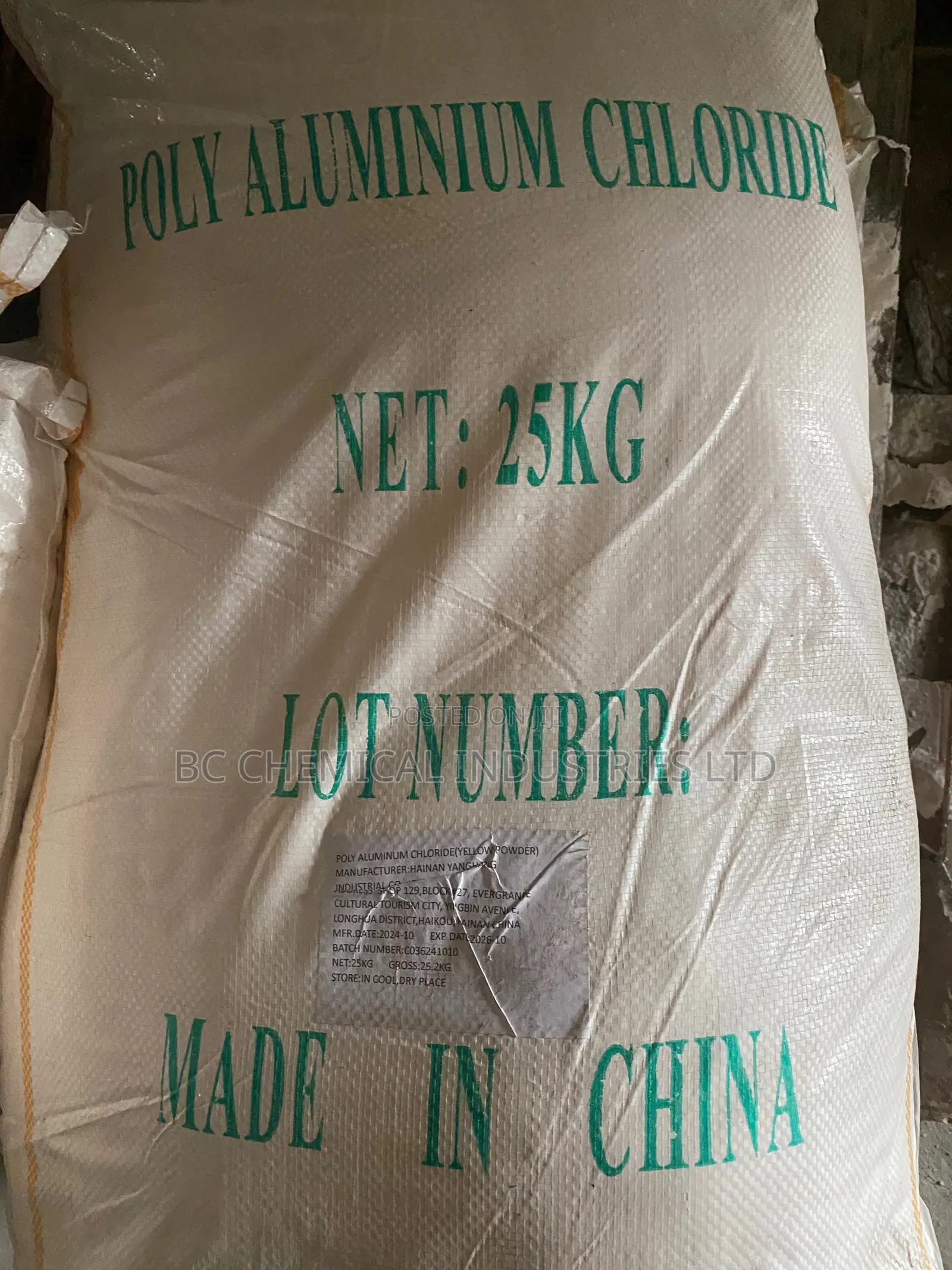 Polyaluminum Chloride (Pac)