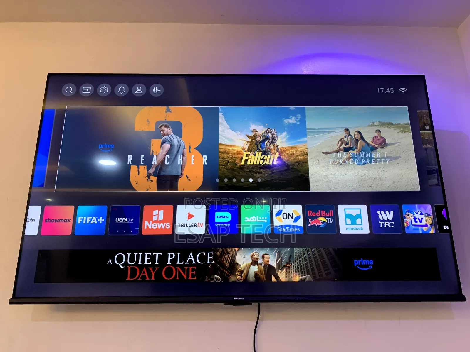 Hisense Smart Tv Frameless 58inches