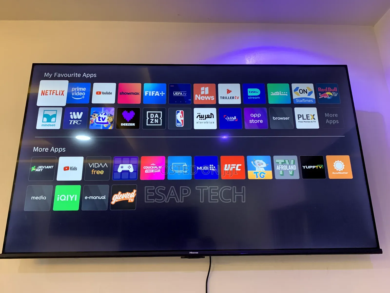 Hisense Smart Tv Frameless 58inches