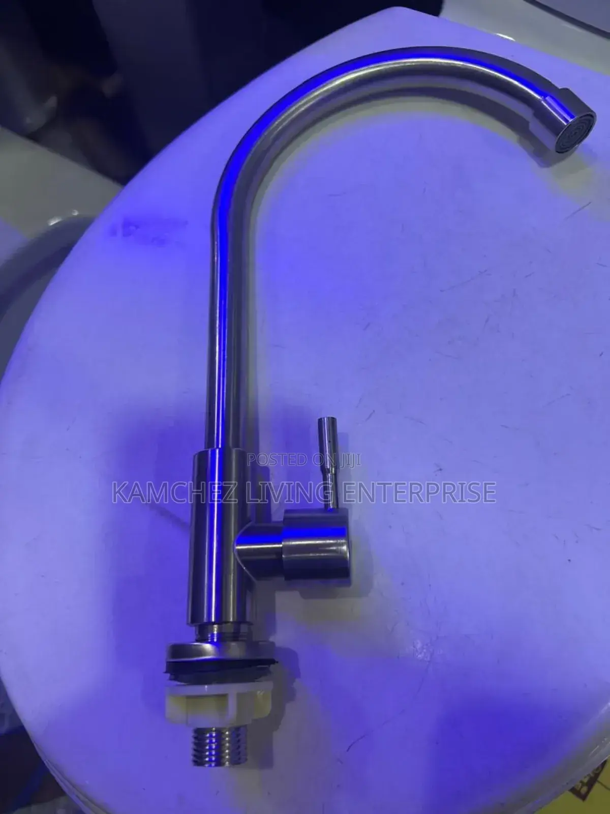 304 Stainless Steel Single Cold Water Kitchen Tap