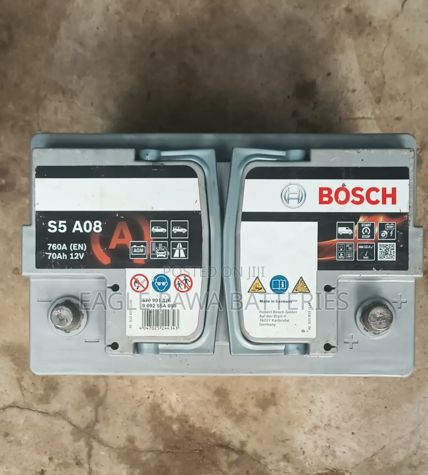 Tokunbo Agm Battery 75ah