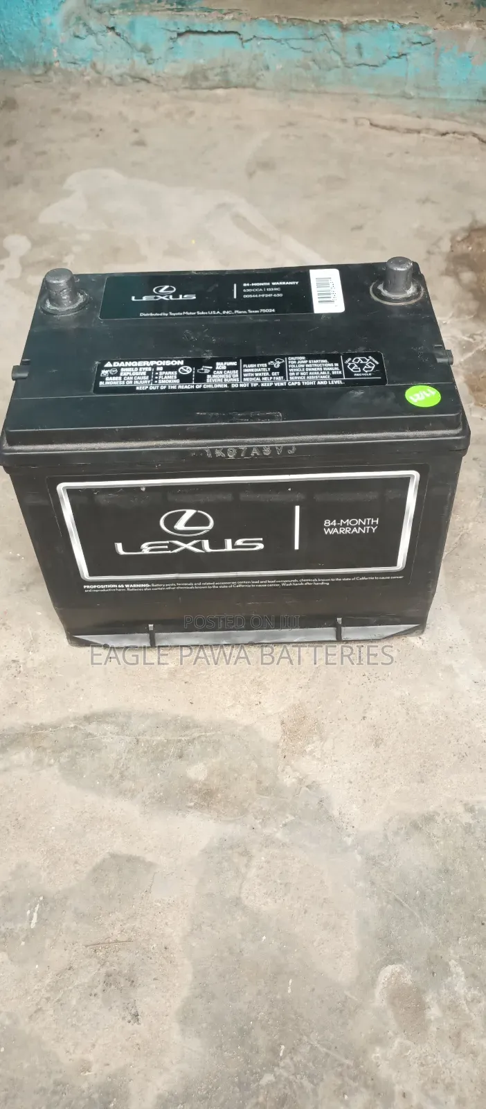 Lexus Battery 80ah