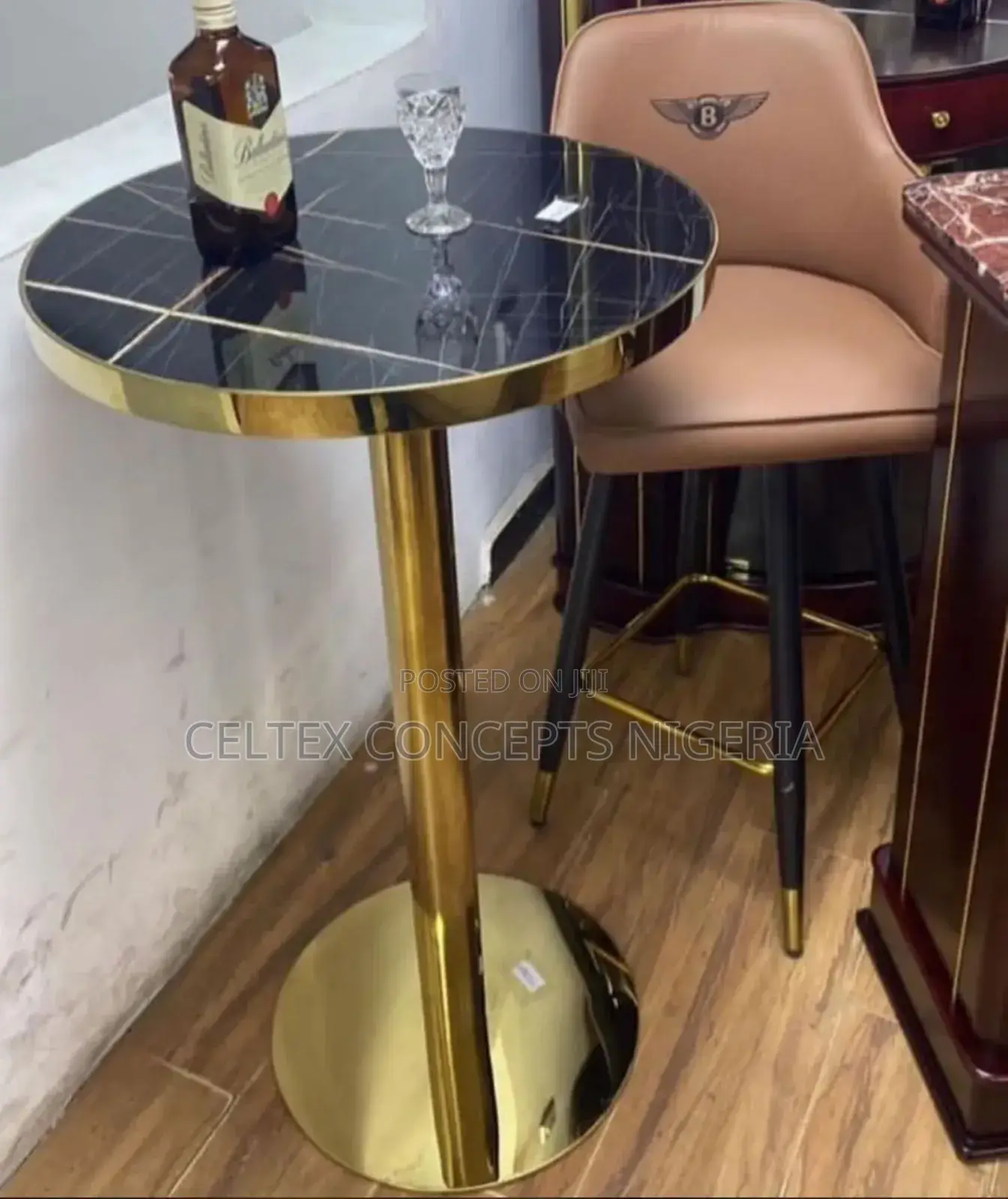 Marble Top Bar Table