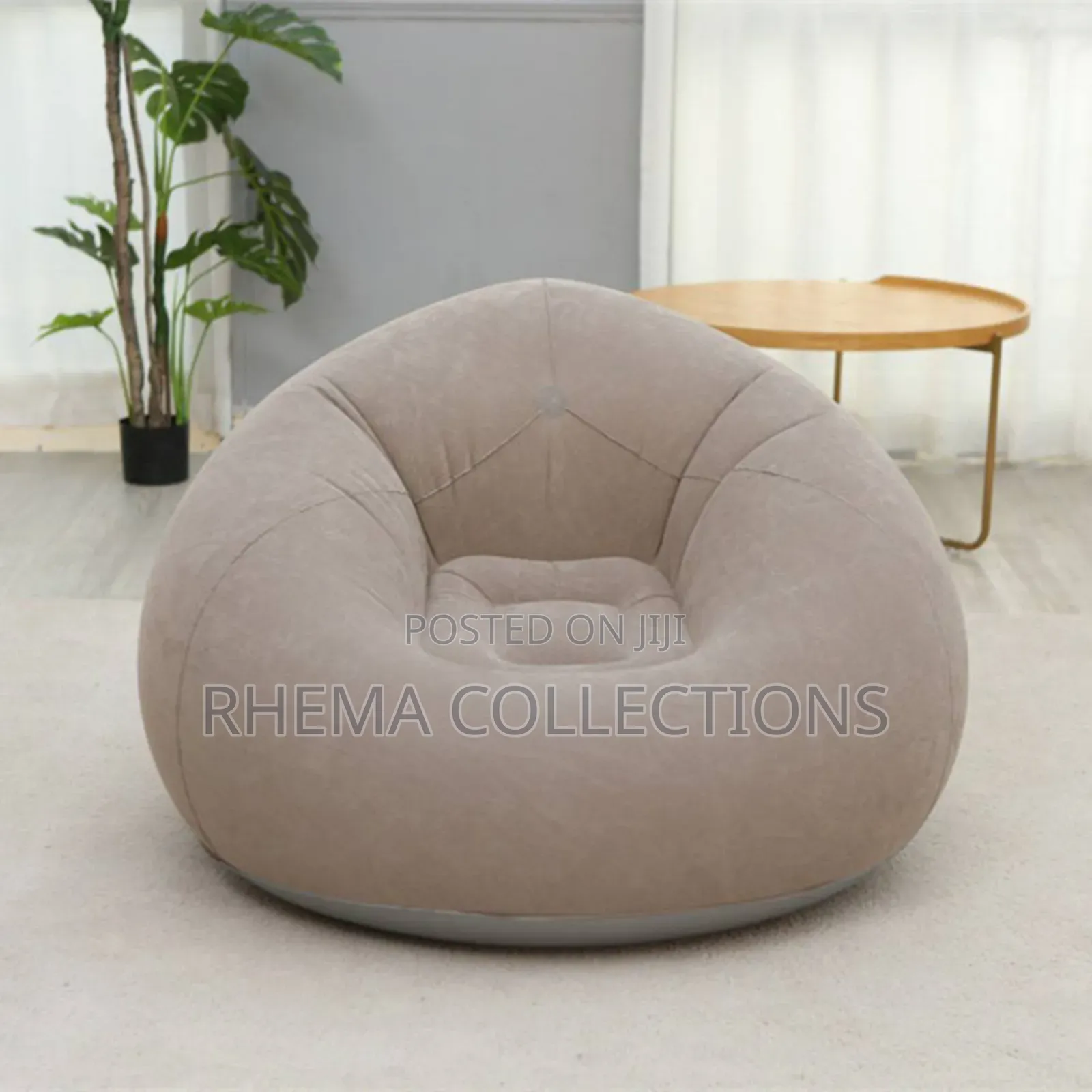 1pc Inflatable Bean Bag Indoor/Outdoor Sofa (Lounge Chair)