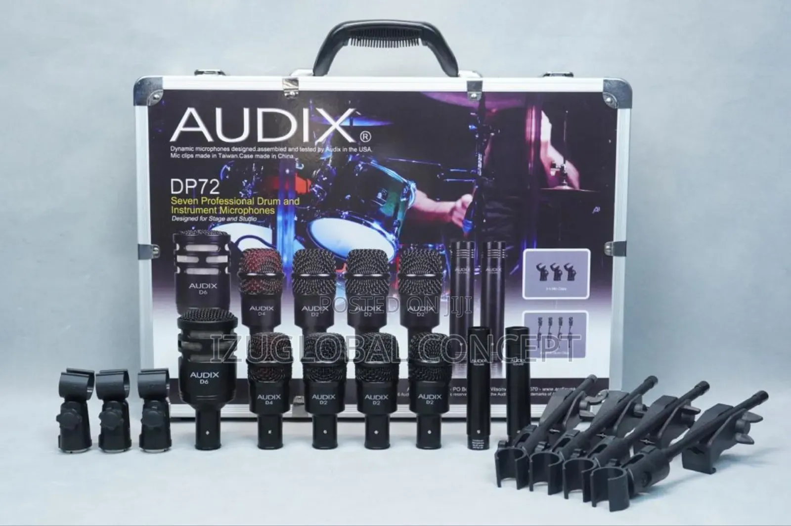 Audix Dp7 - Professional Seven-piece Drum Microphone Kit