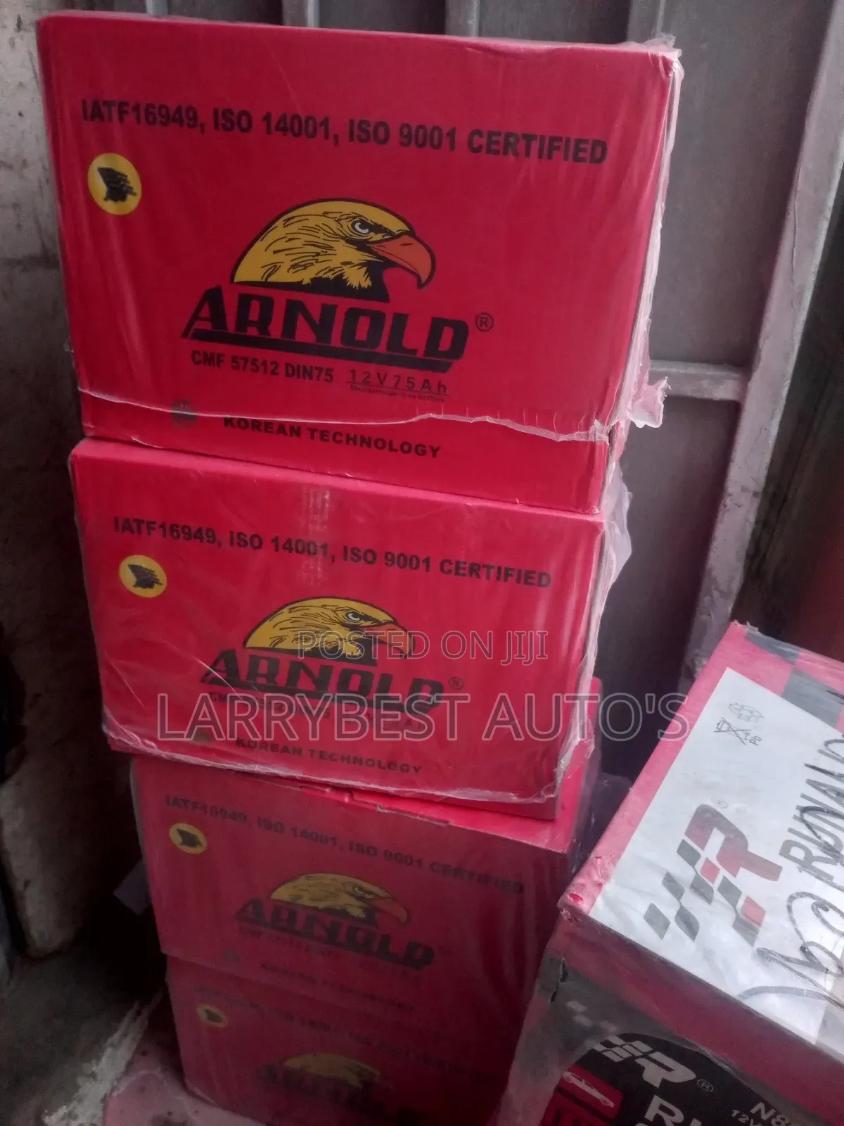 75ah Arnold Battery Standard Quality