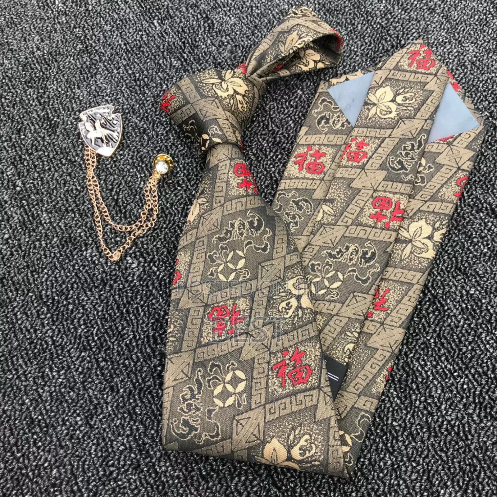 Vintage Ties With Accessories. Can Be Sold Separately Too