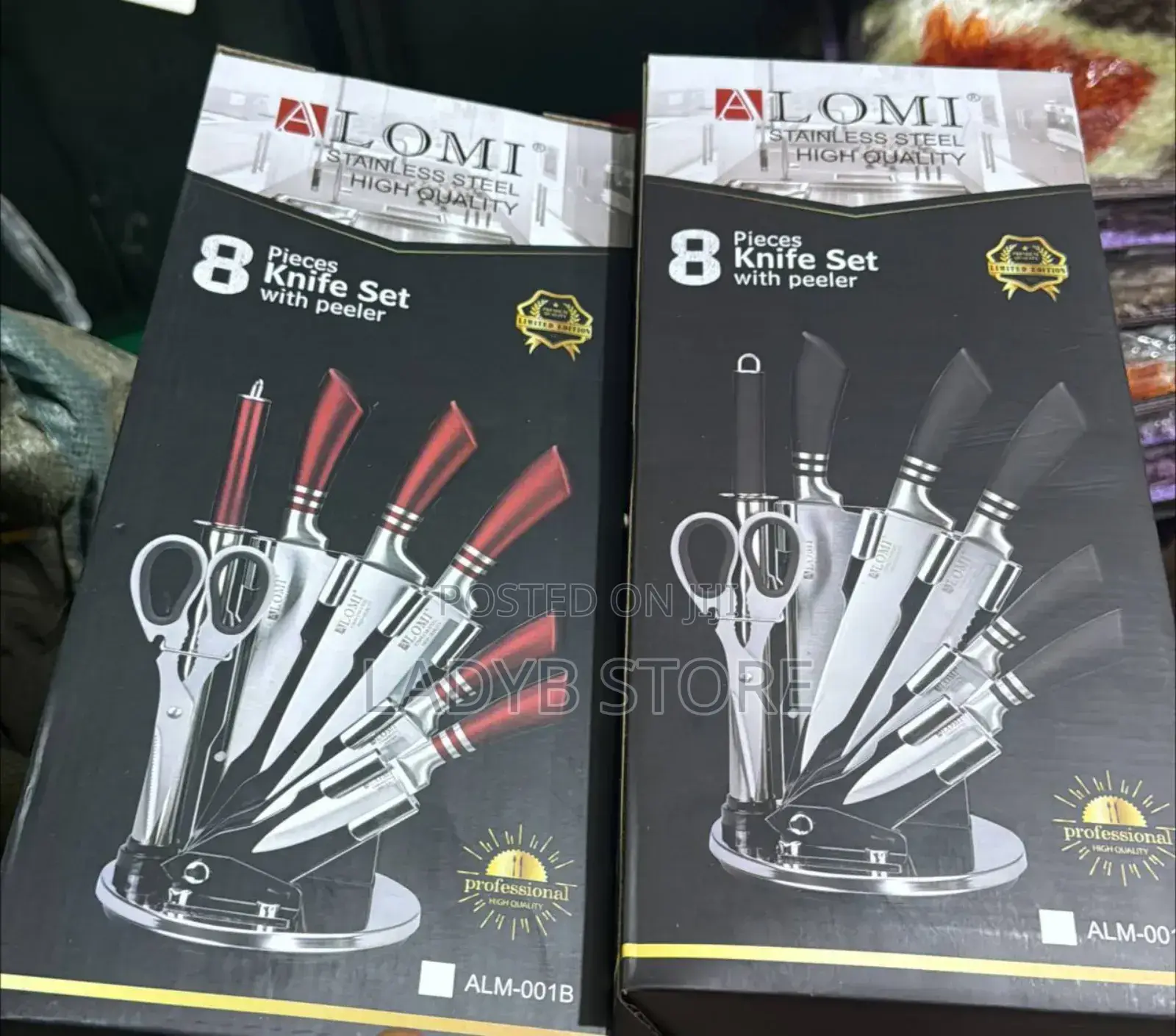 8pc Knife Set With Stand
