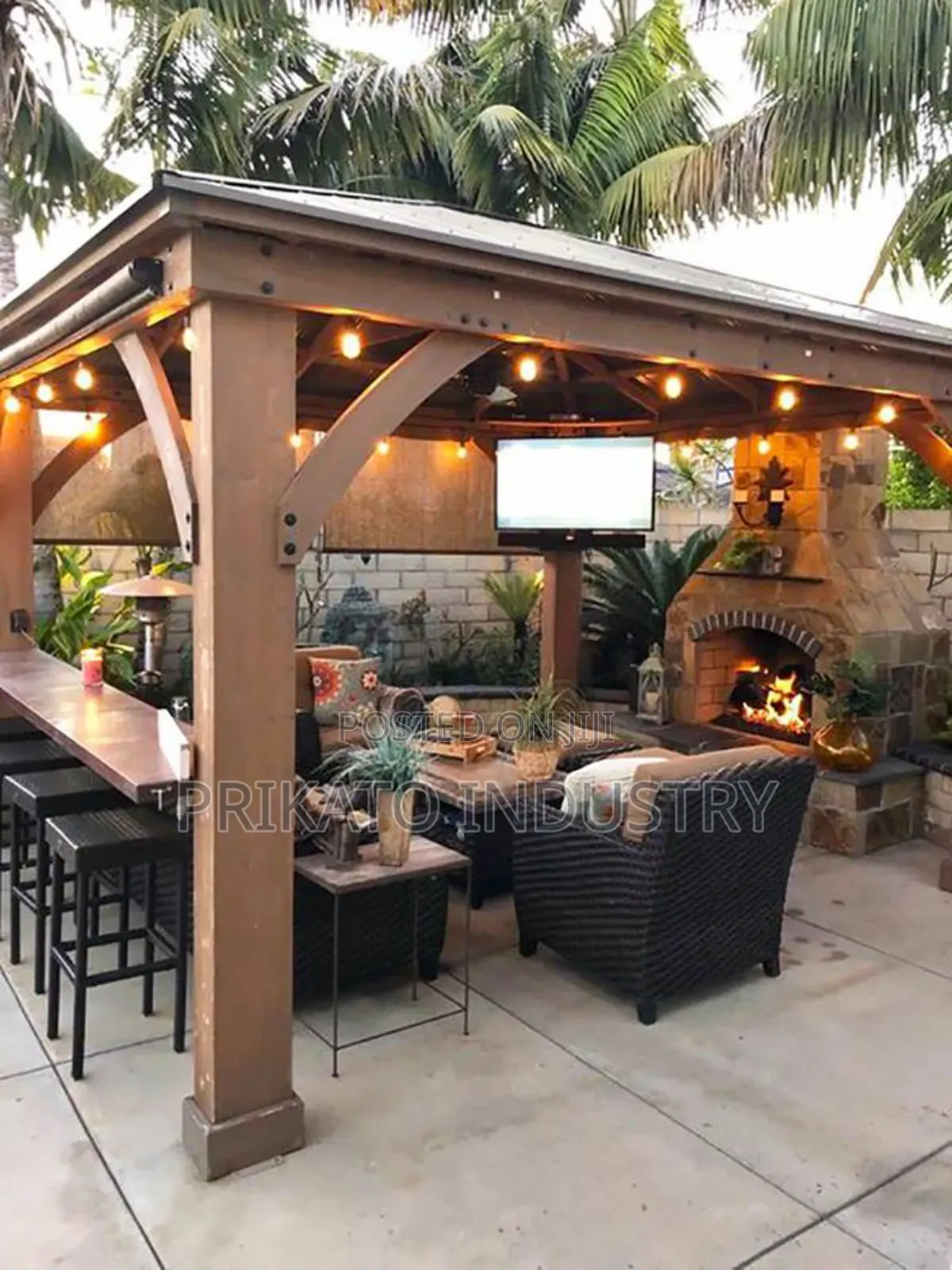 Crafting Pergola Tent and Open Bar