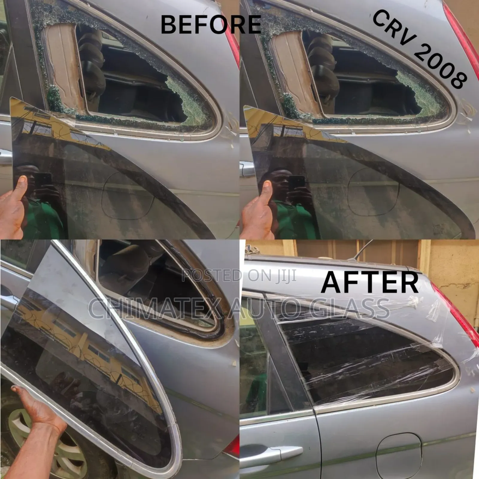 Honda CRV 2010 Vent Glass Perfectly Installed We Deliver