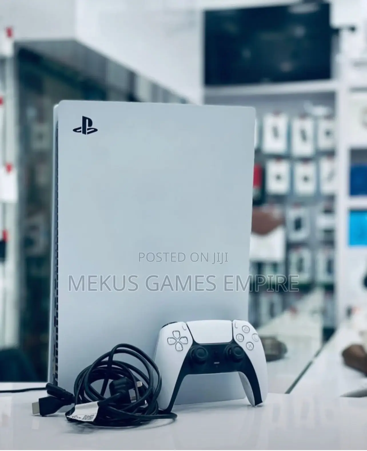 Ps5 + Extra Controller 10 Installed Games Fc25,Mk, N More