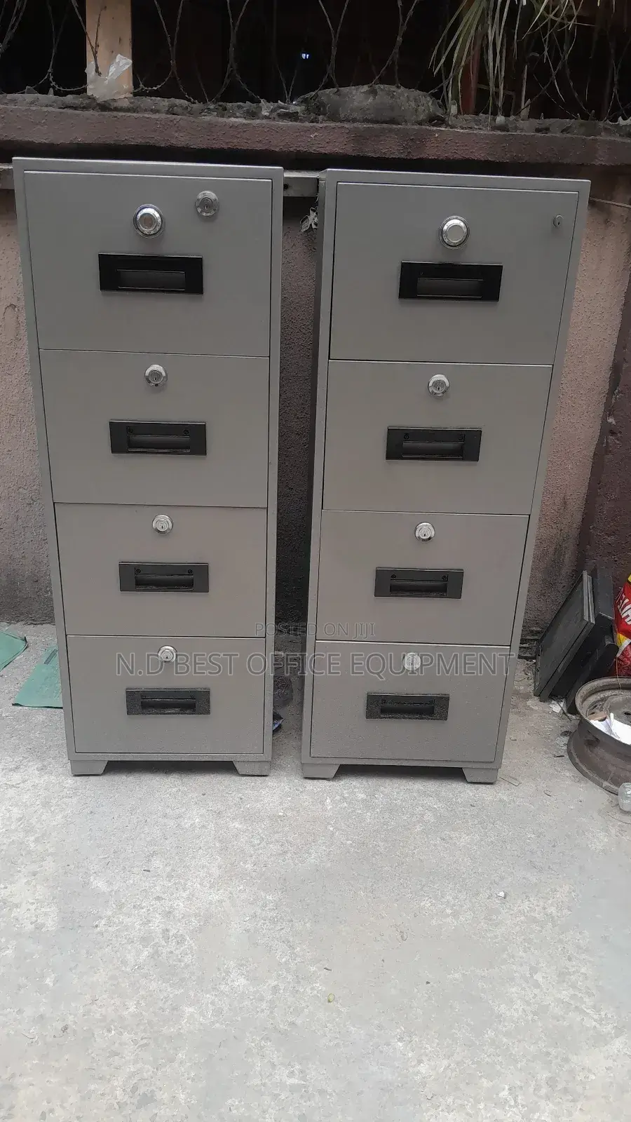 Four Drawings Fireproof Safe Cabinets