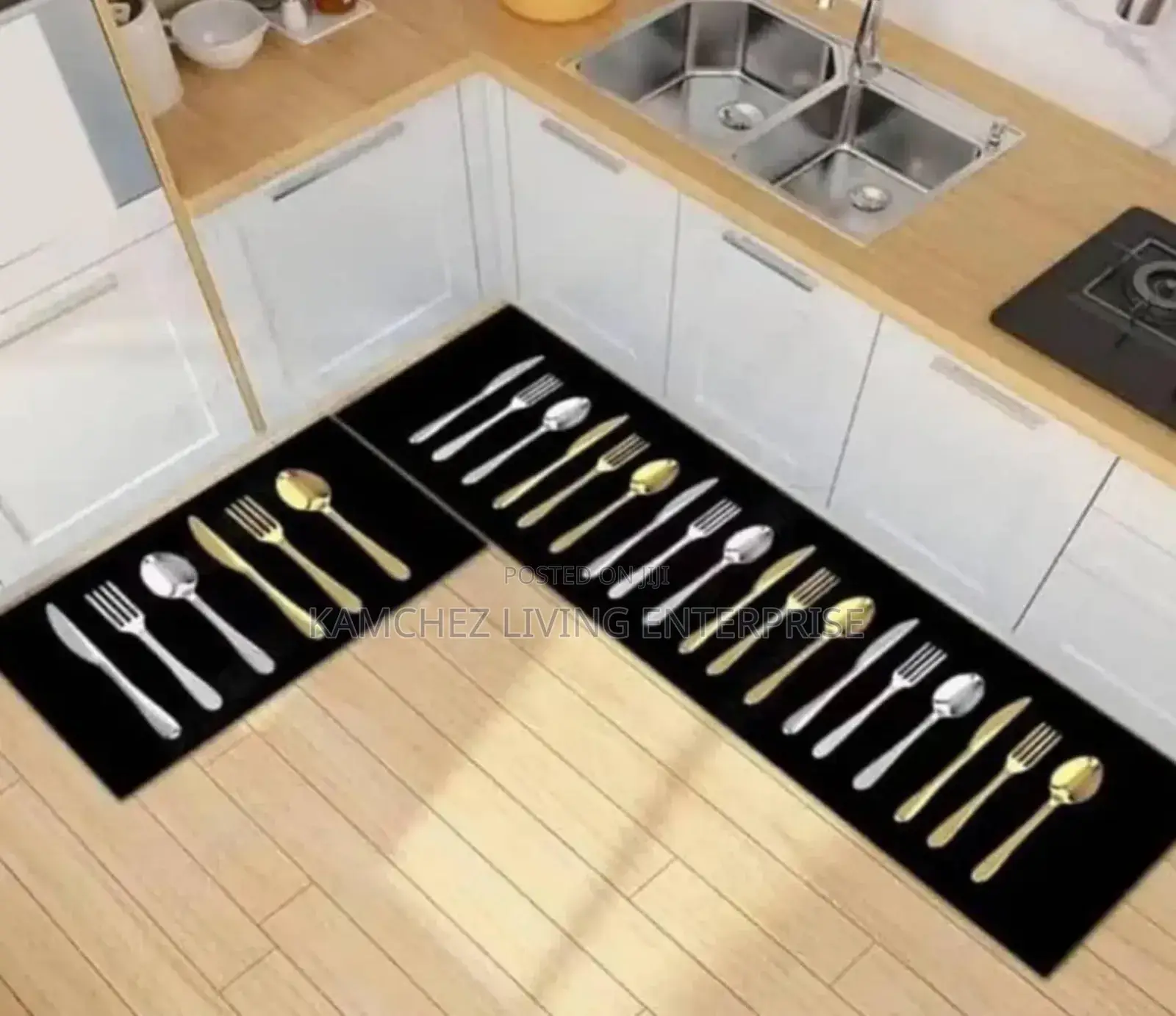 Big Anti-Slip Kitchen Rug – Water Oil Absorbent