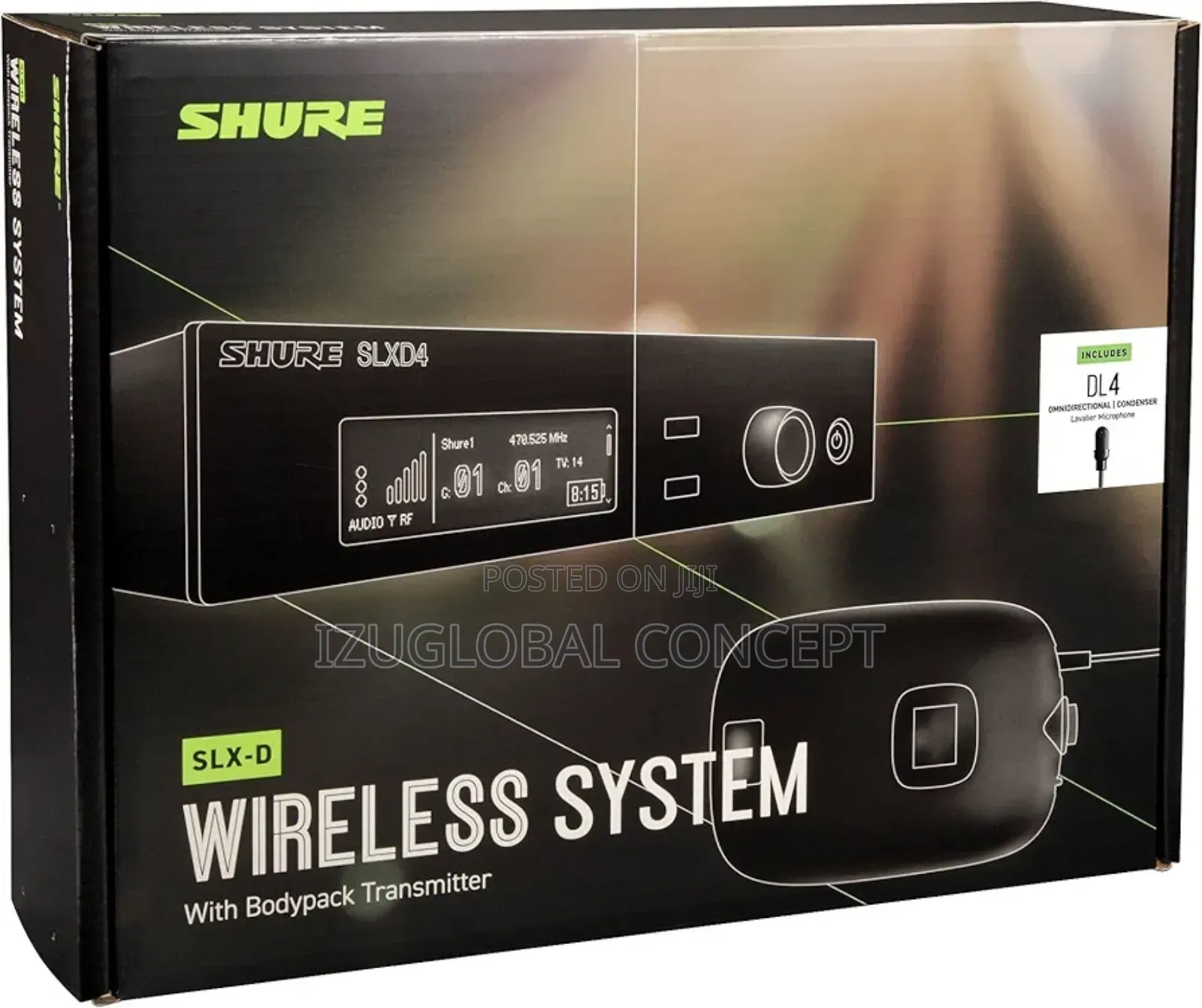 Shure Slxd14/Dl4b Digital Lapel Wireless Microphone