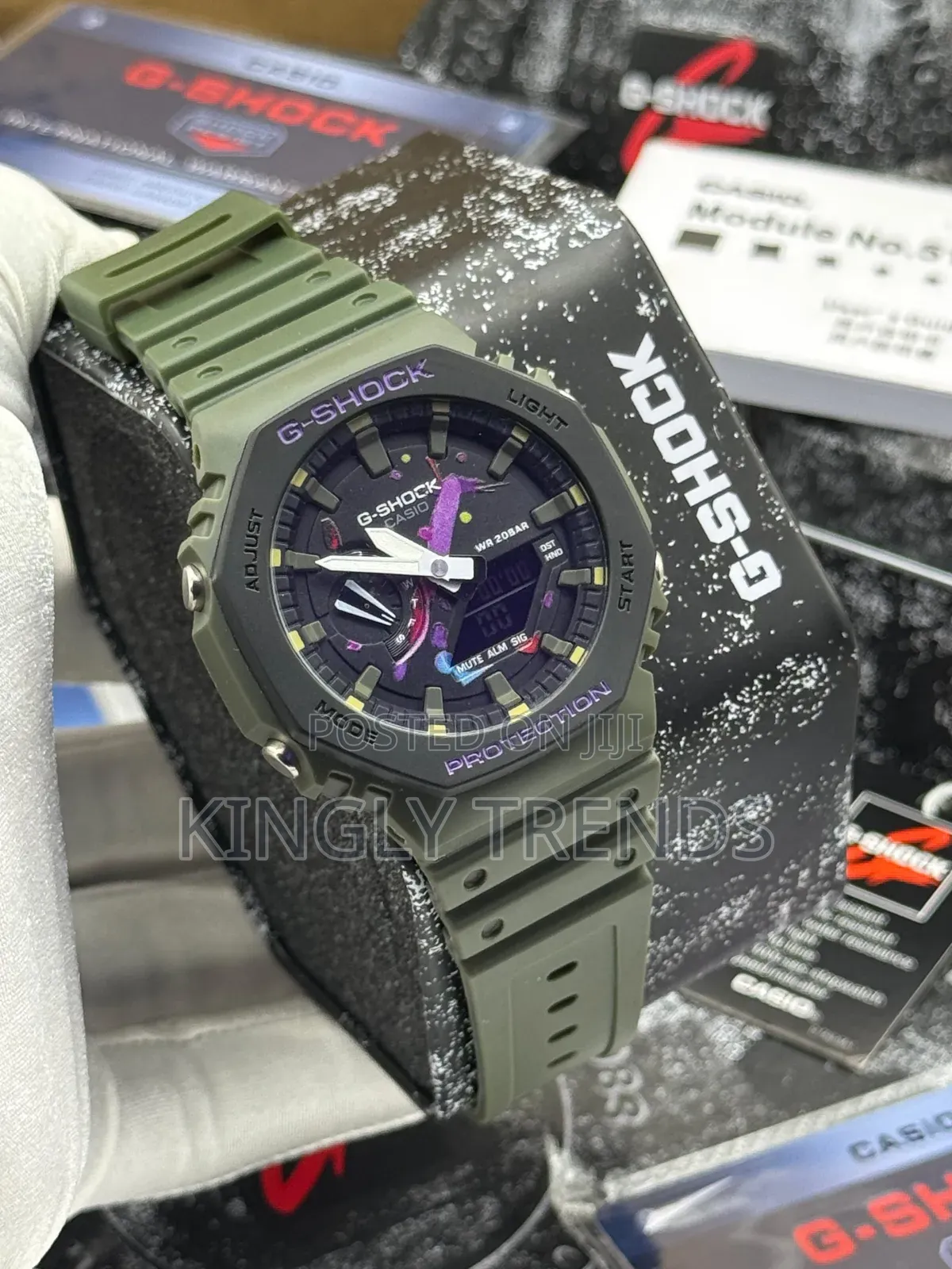 Ga-2100 Casio (G-Shock) Quality Wristwatch With Box