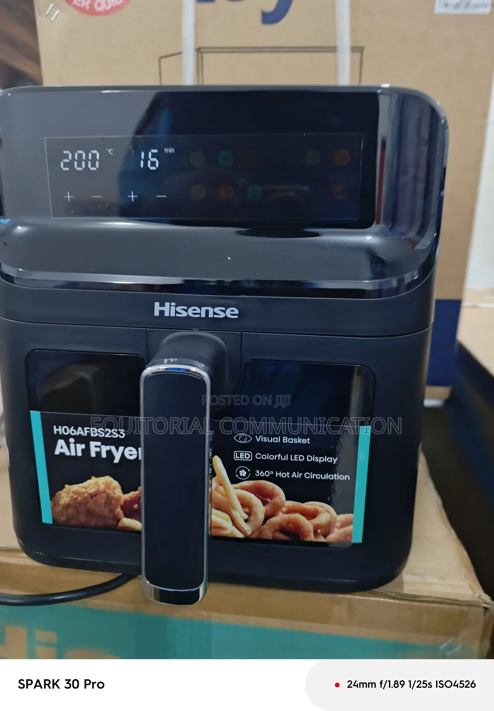 Hisense 6.7l Healthy Air Fryer H06afbs2s3
