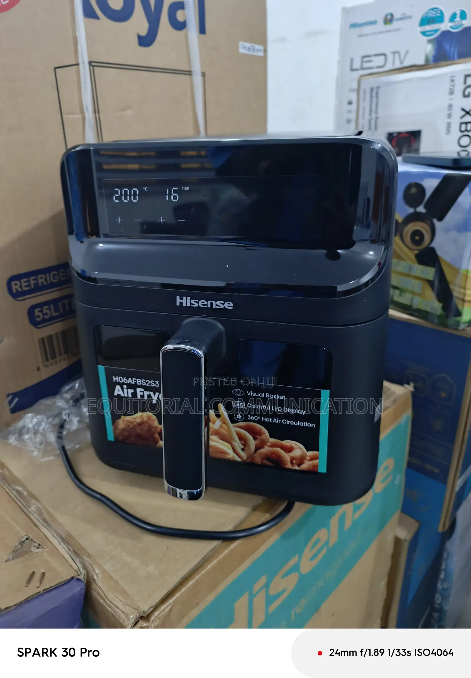 Hisense 6.7l Automatic Air Fryer H06afbs2s3