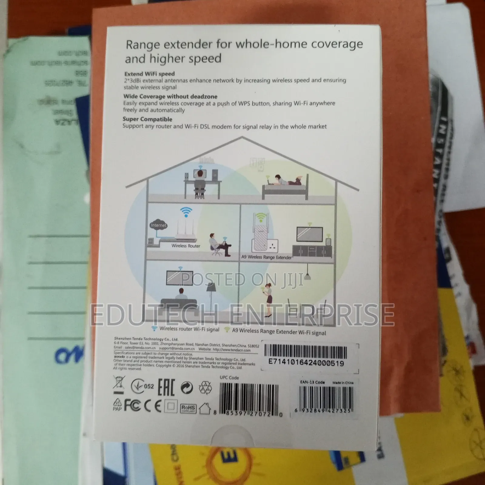 Tenda Wireless N300 Universal Range Extender