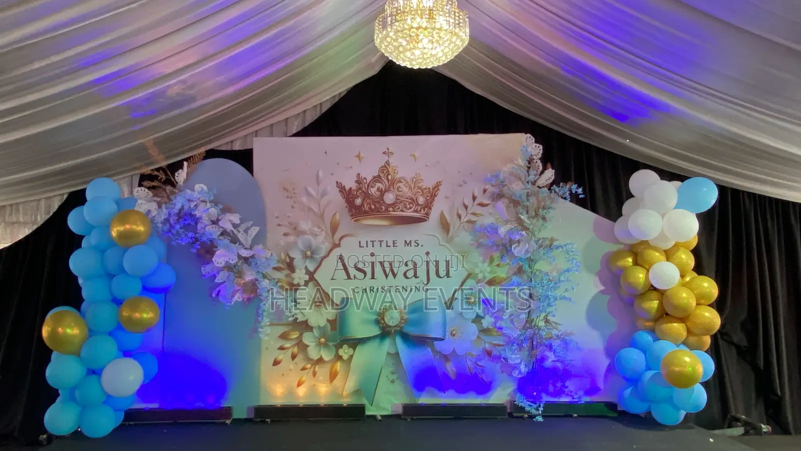 Event Decoration for Naming Ceremony Child’S Dedication