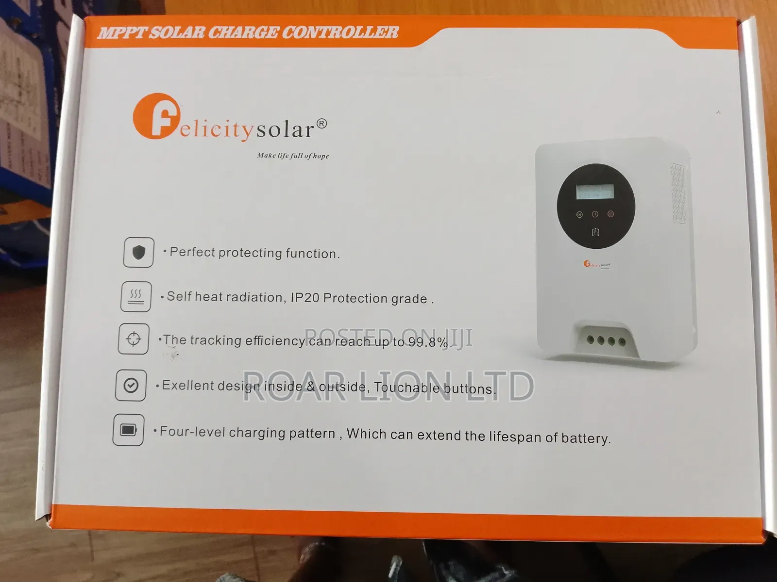 Felicity 80ah Mppt 12v 24v 48v Charge Controller