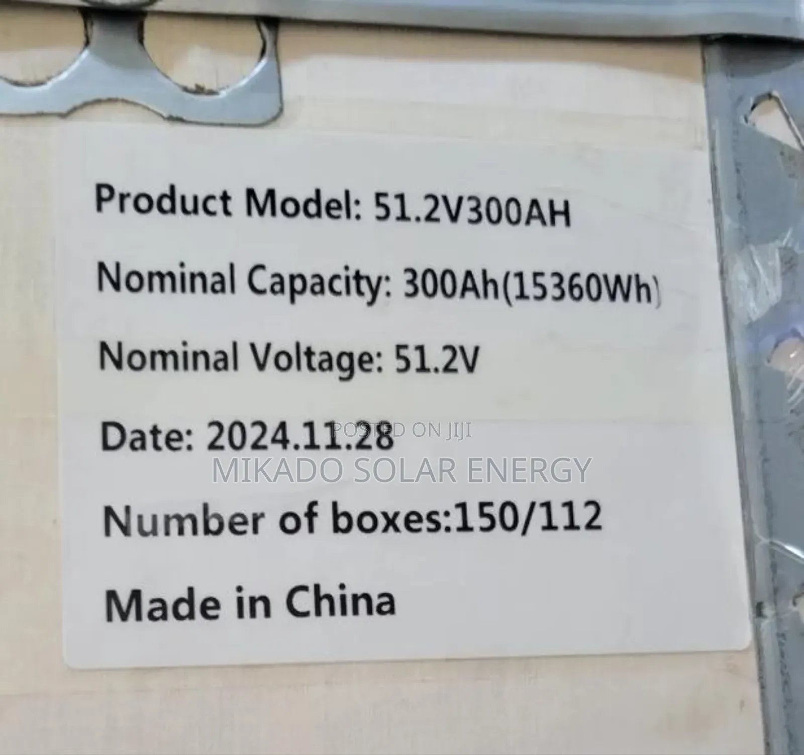 15kwh 51.2v SMS Lithium Ion Battery