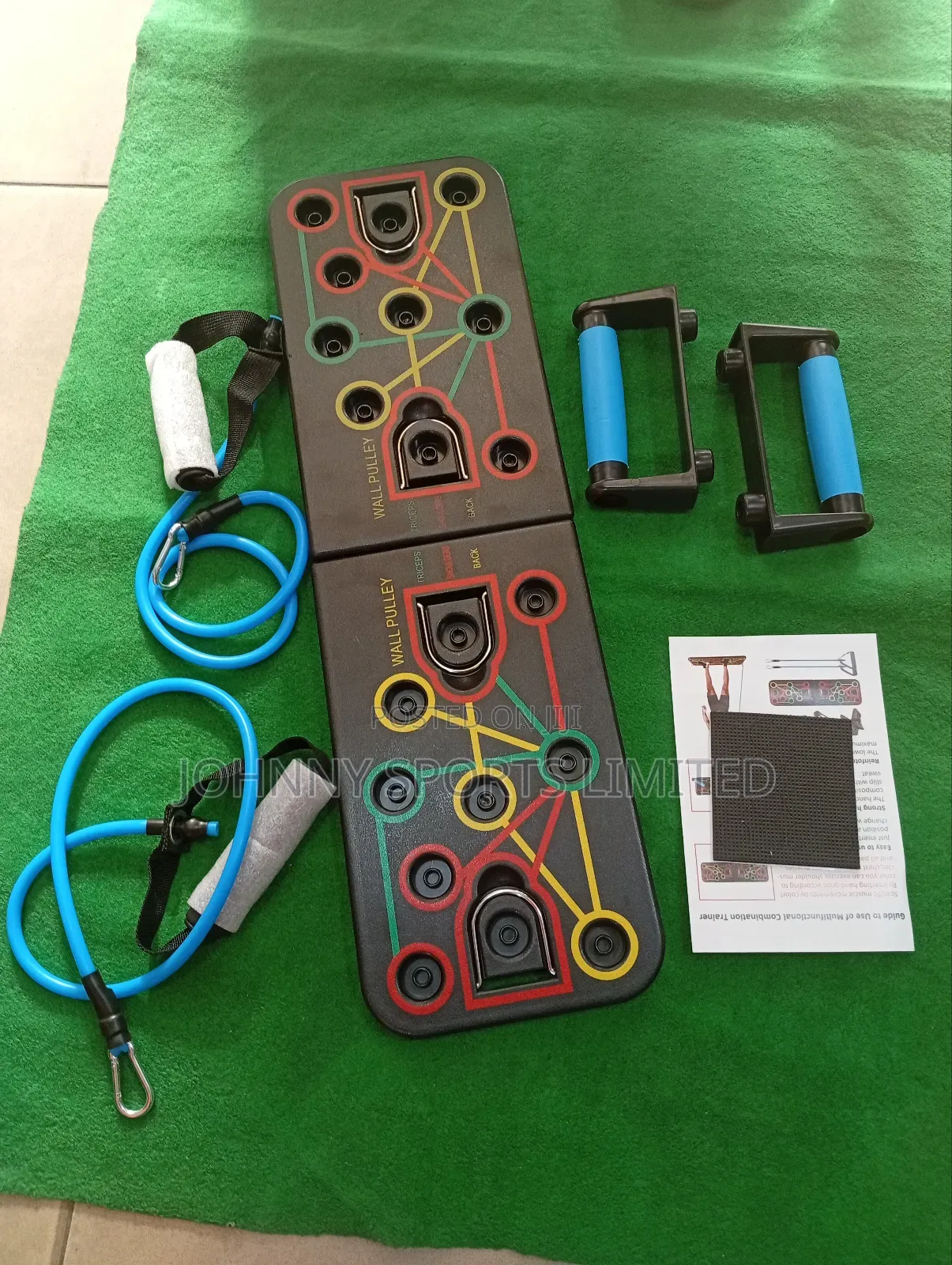 Push-Up Board With Resistance Band