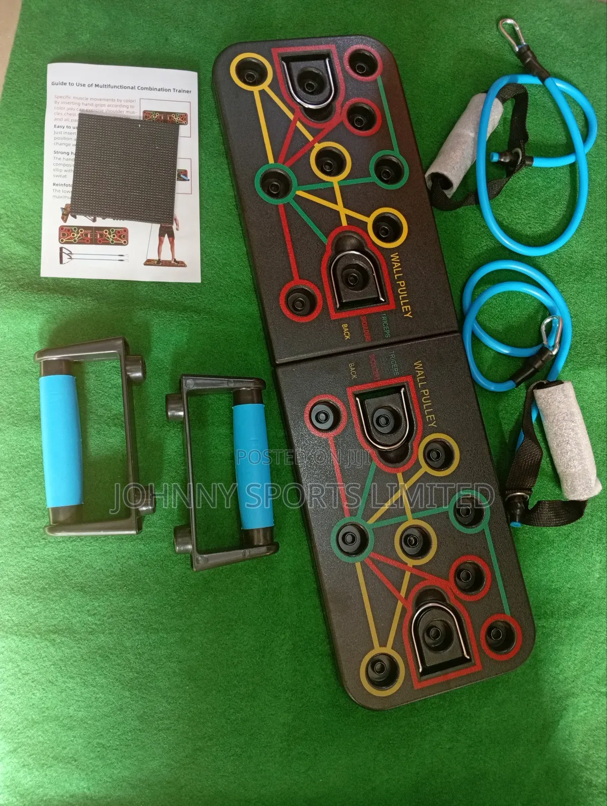 Push-Up Board With Resistance Band