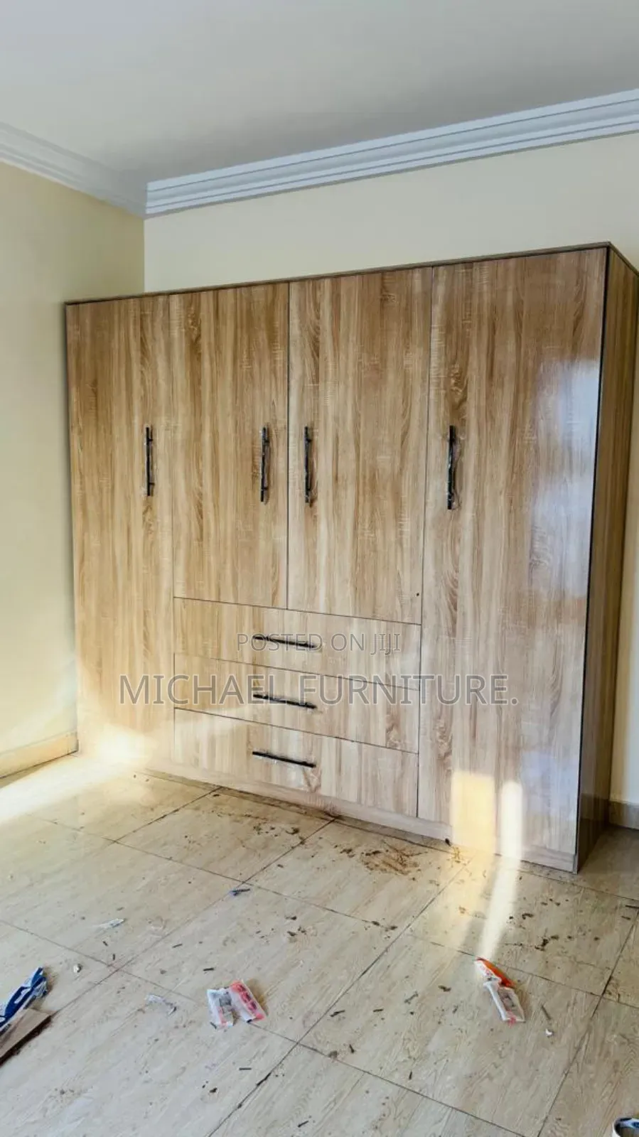 Stupendous 7 by 8 Wardrobe With 3 Drawers