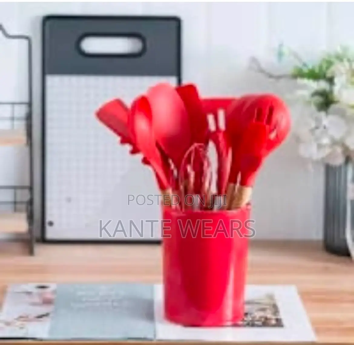 Silicone Cooking Spoons Set - 12 Pieces
