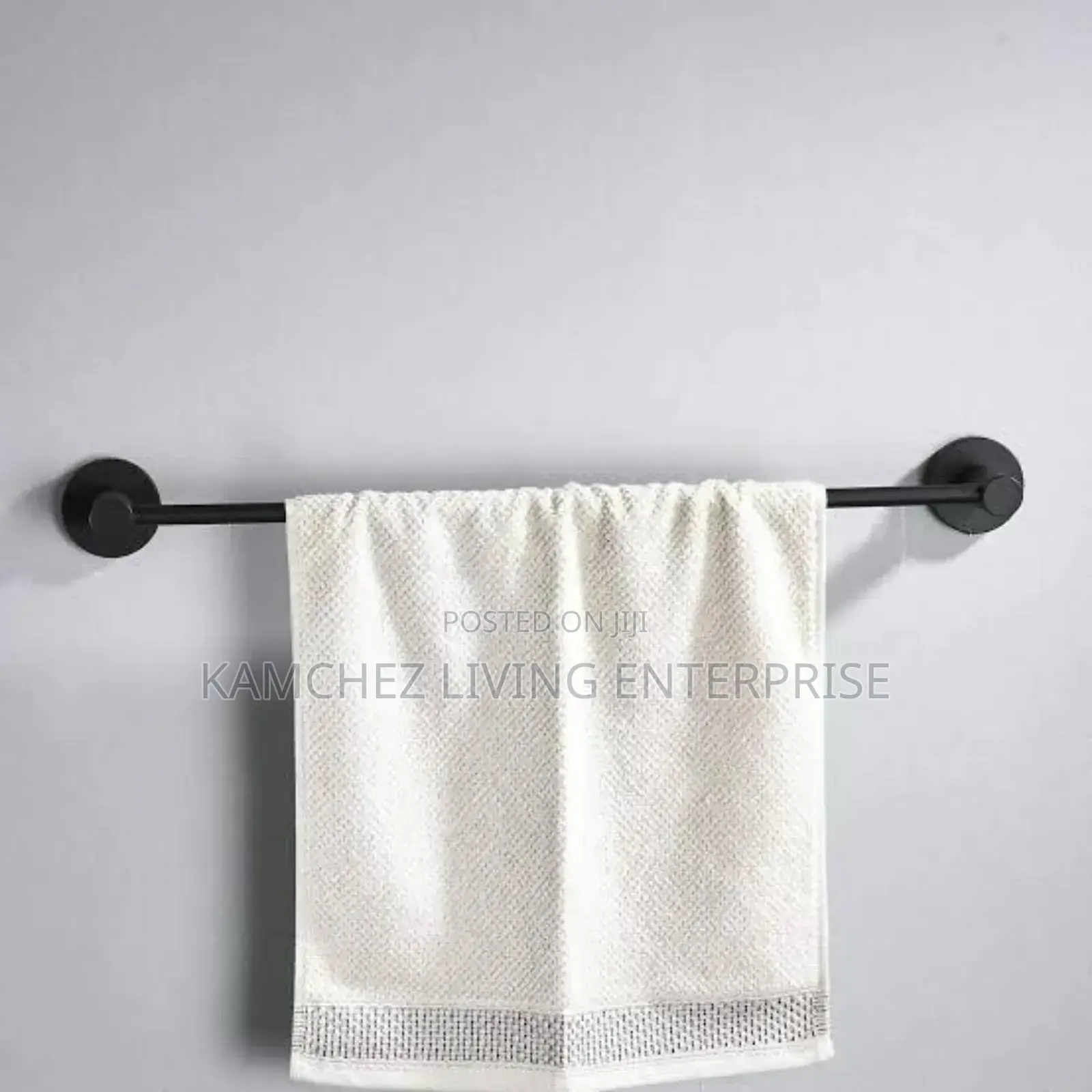 70cm Black Stainless Steel Wall-Mounted Towel Rails– 70cm