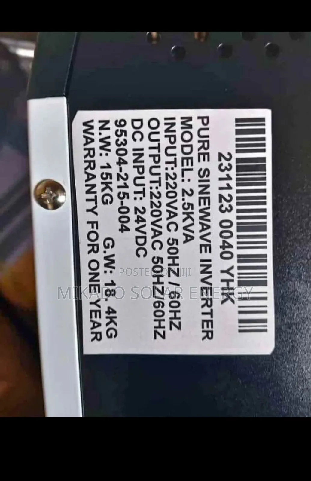 2.5kva 24v Yohako Inverter