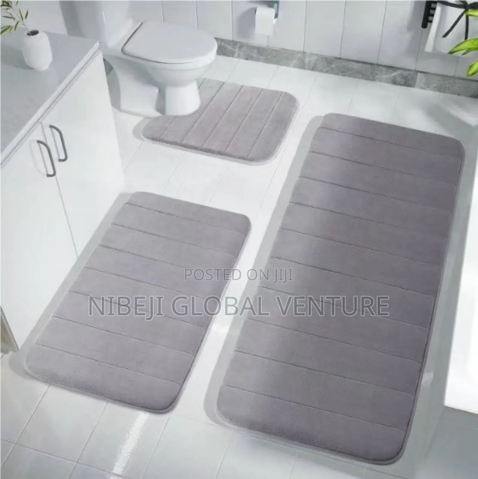 3in1 Super Absorbent Floor Mat, Anti Slip Bathroom Mat