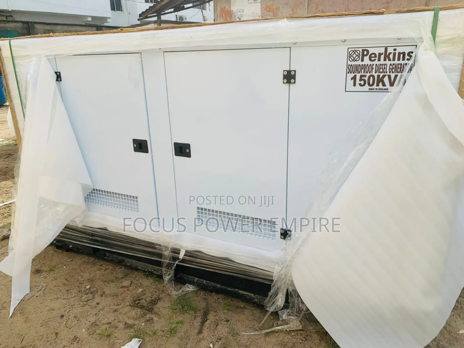 Original 150kva Perkins Diesel Soundproof Gen  Copper Coil