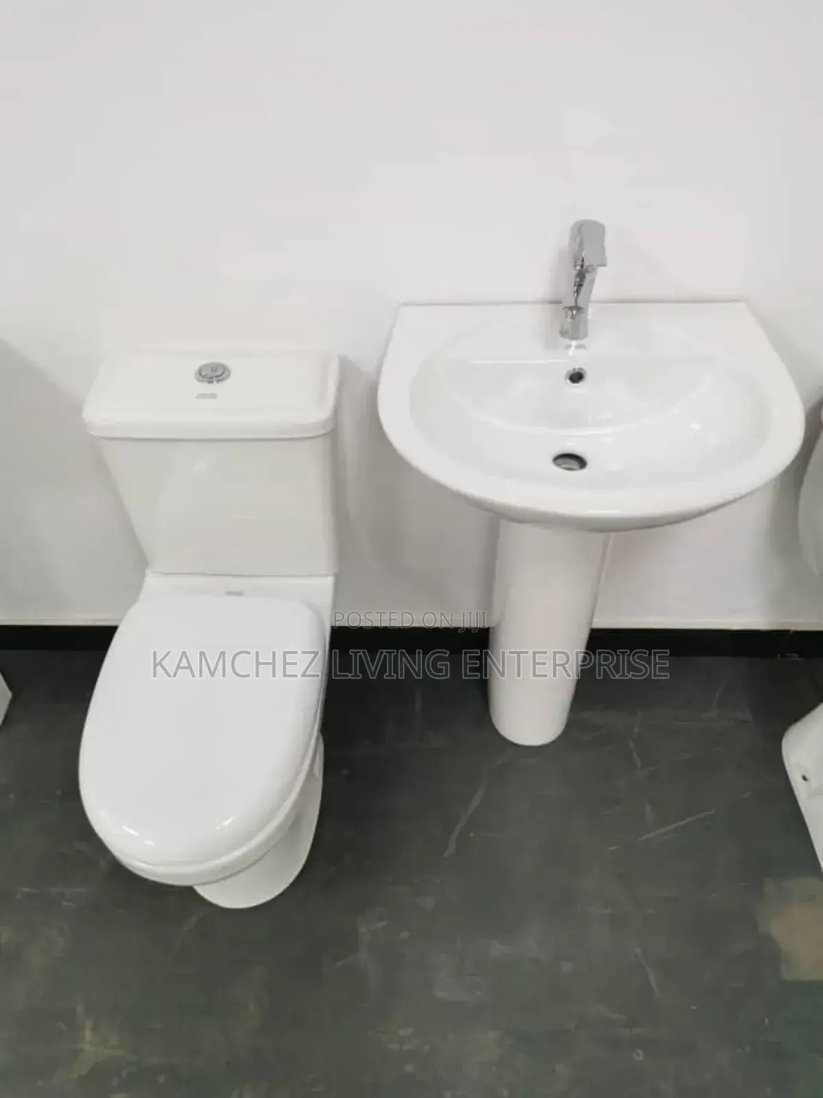 Ceramic Toilet Sink Bathroom Set – Modern Durable