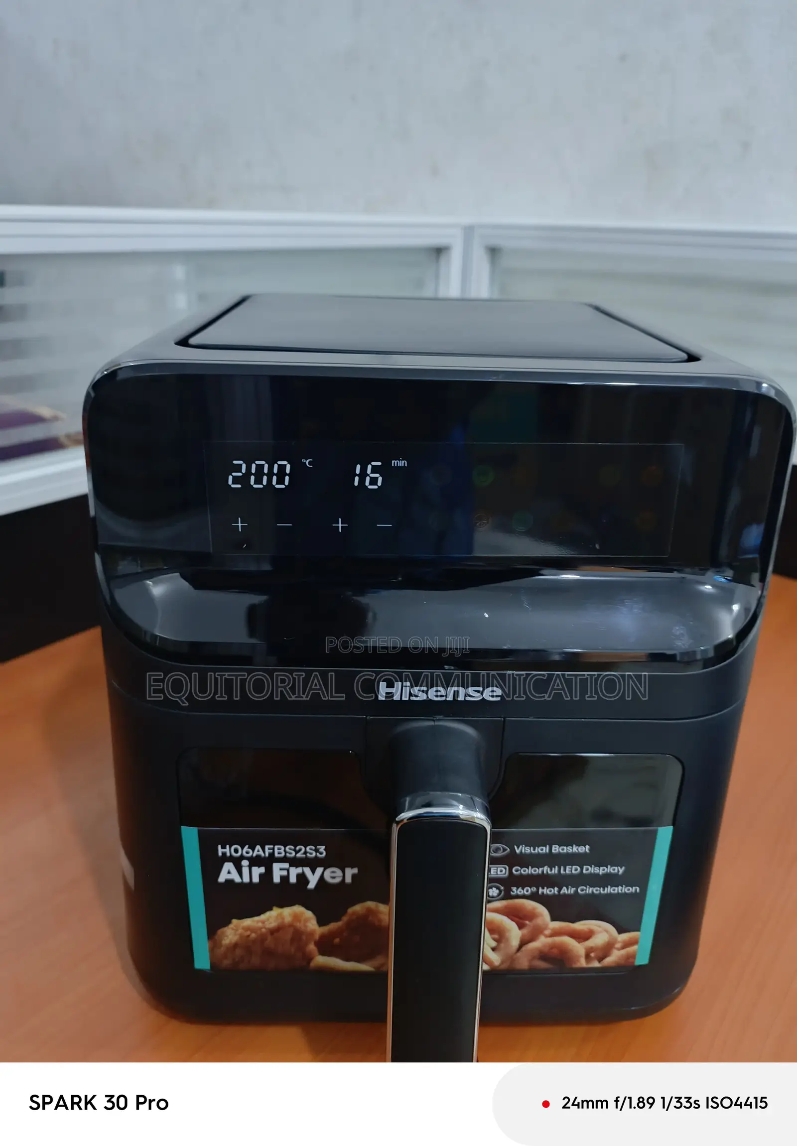 Hisense 6.7l Quick-heating Air Fryer H06afbs2s3