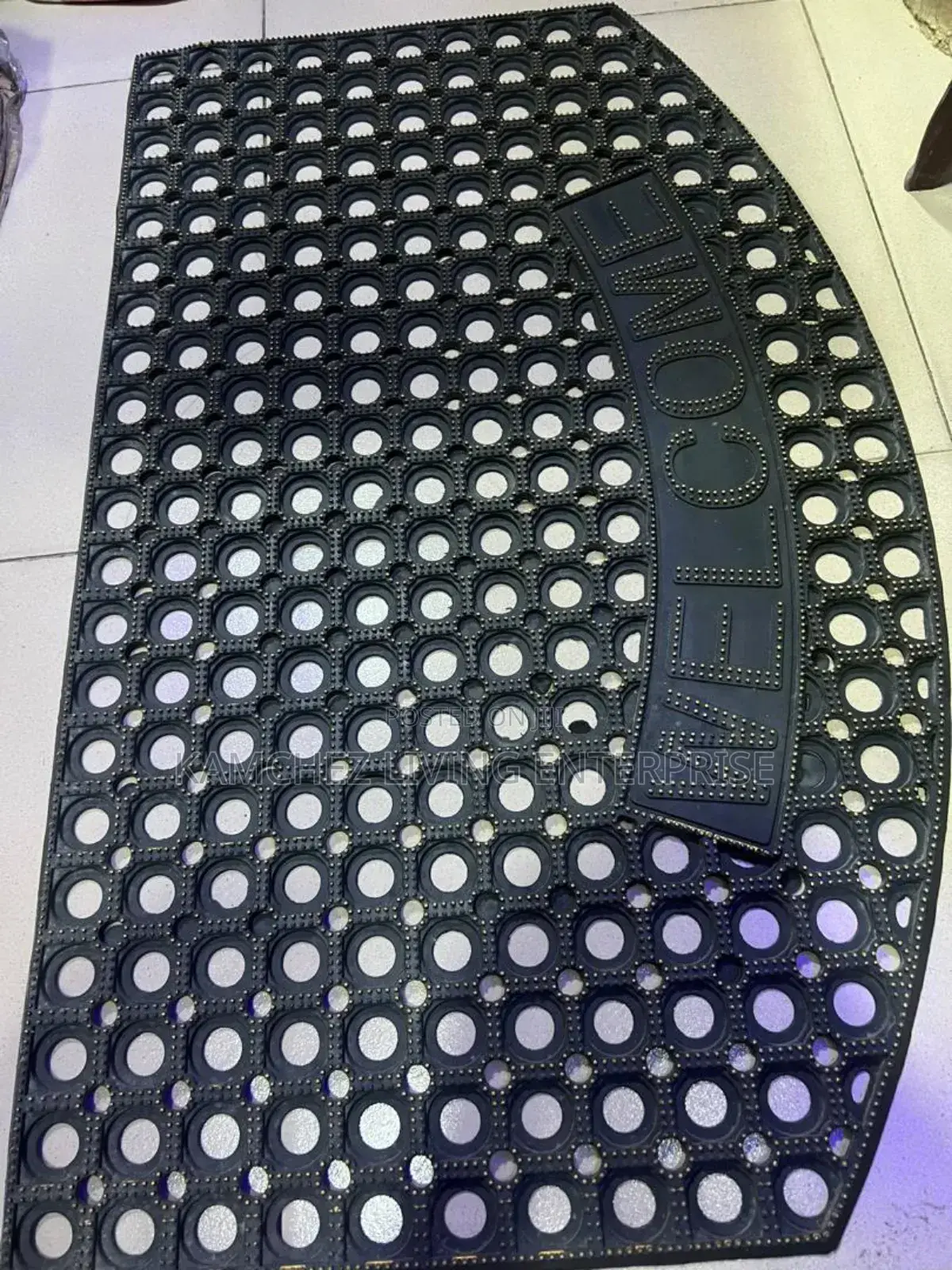 Rubber Welcome Door Mat – Anti-Slip, Durable Easy Clean