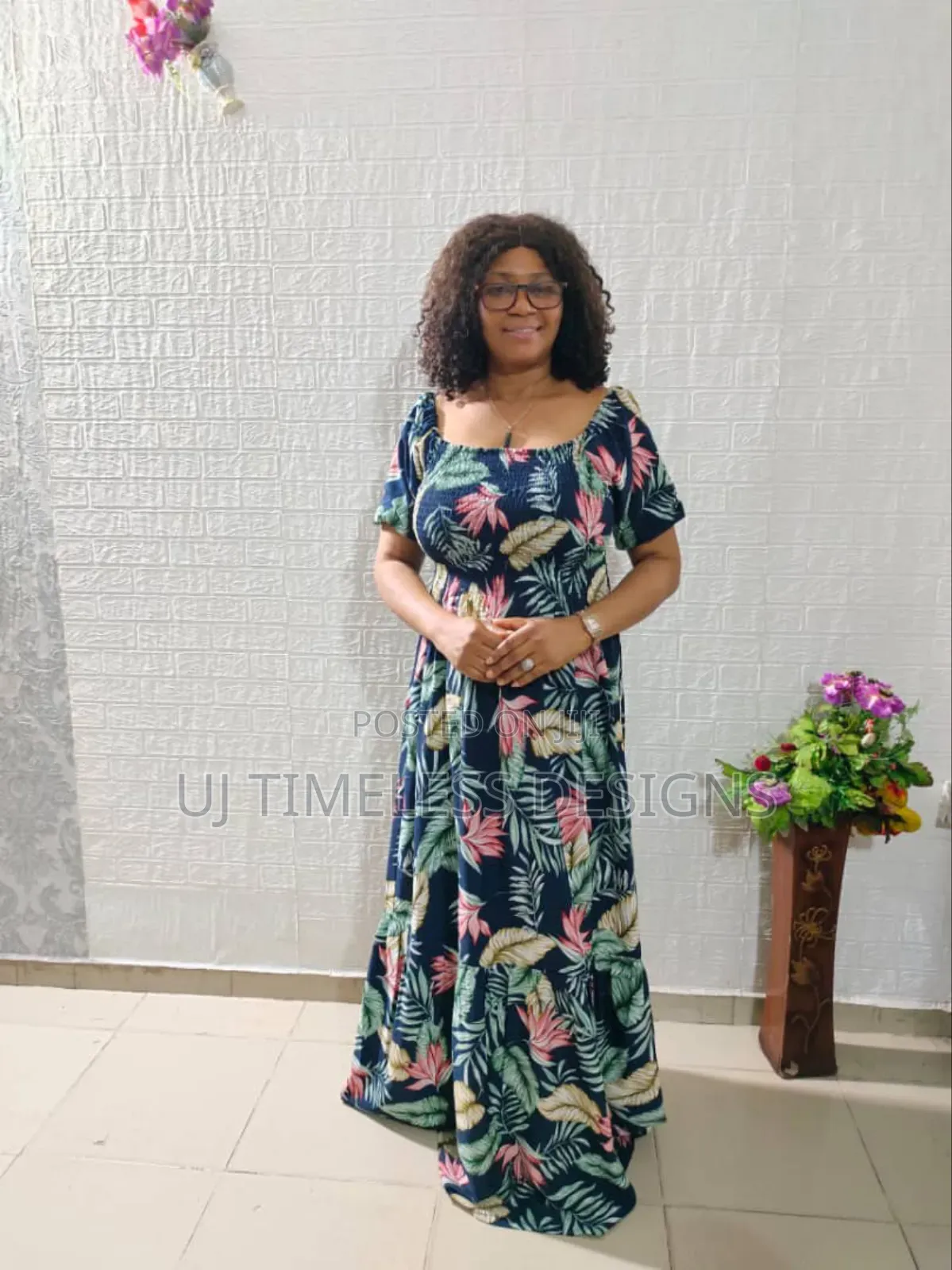 Lovely Smoky Flowered Sundress