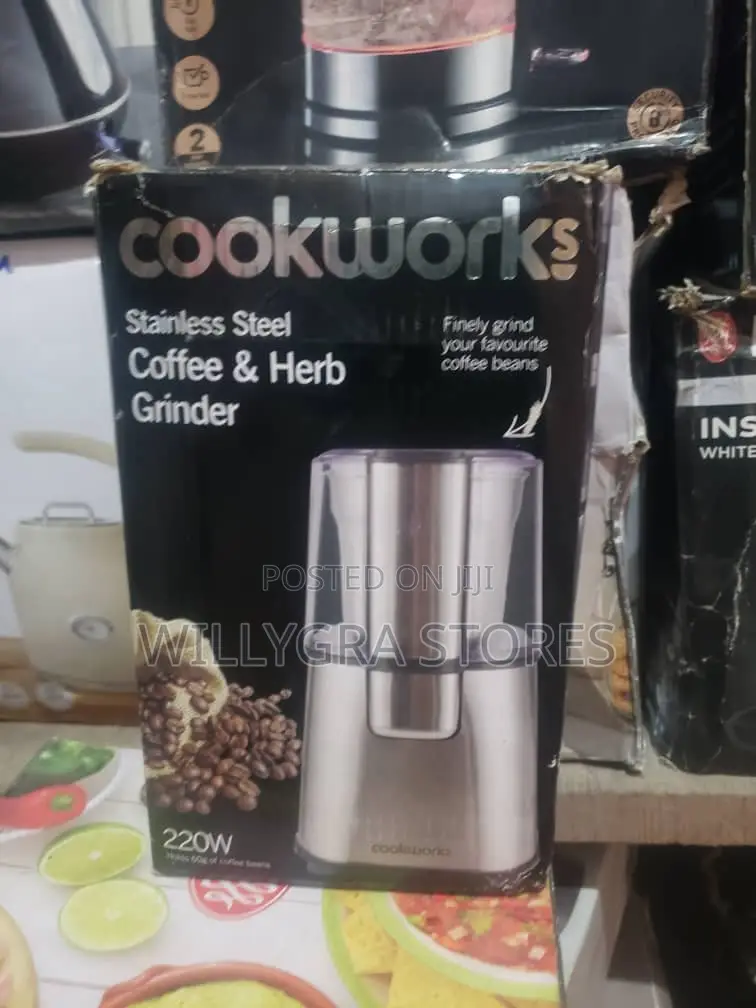 Cookworks Stainless Steel Coffee Beans Herb Grinder