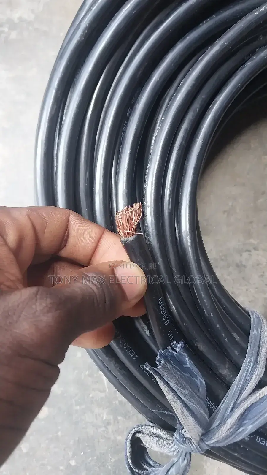 200metres of 10mm×Cable Flexible Original Cooper