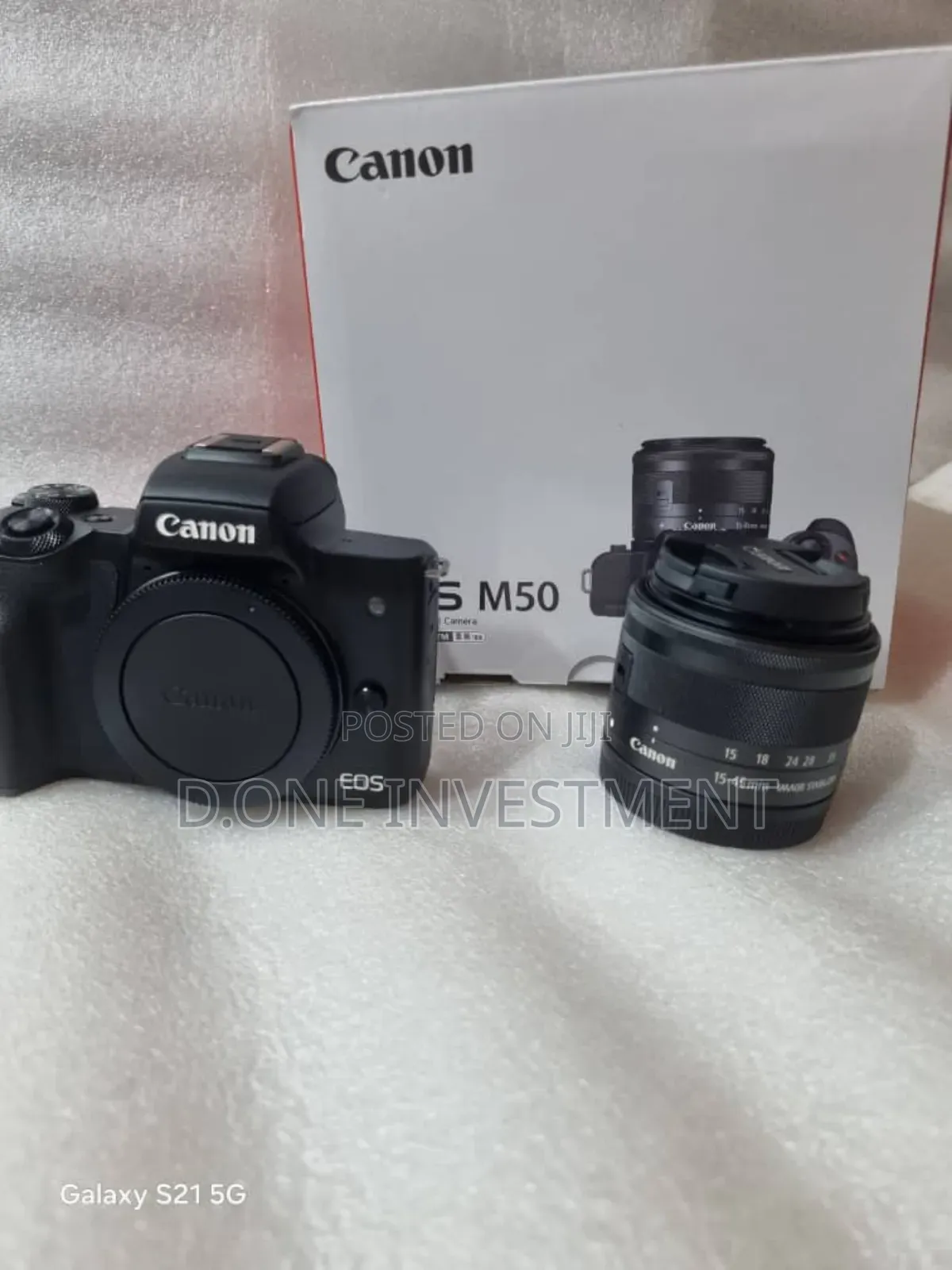 Canon Eos M50 Mirrorless Camera With 15-45mm Lens