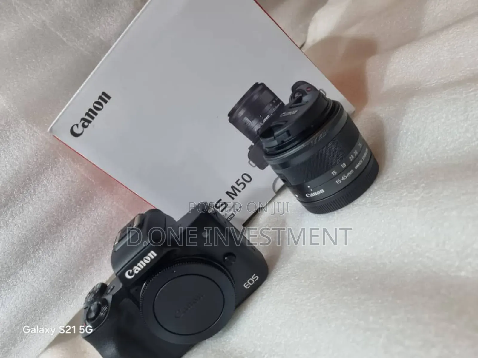 Canon Eos M50 Mirrorless Camera With 15-45mm Lens