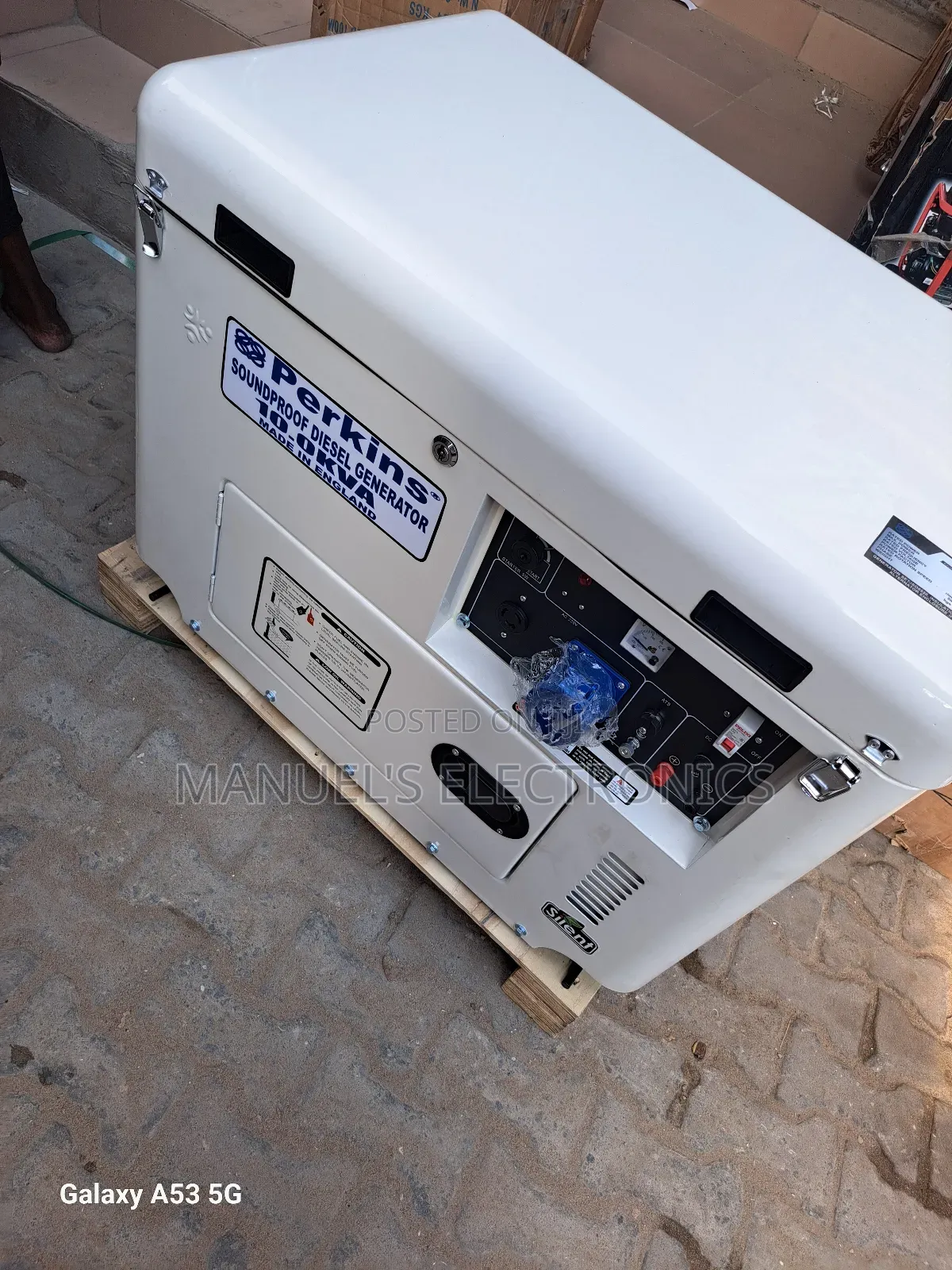 (%$10kva)Perkins Diesel Soundproof Generator 100% Copper Coi