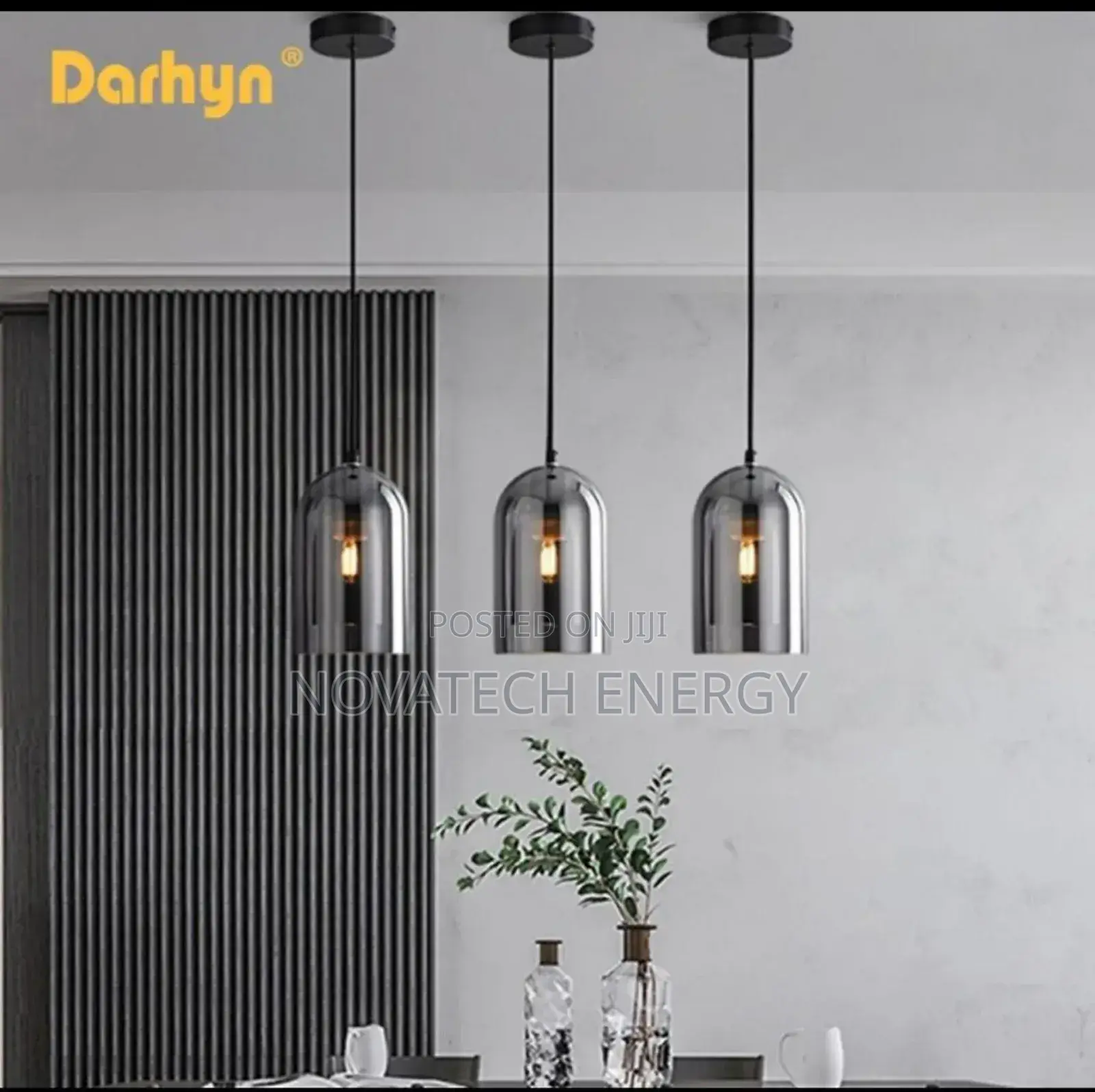 Single Dropping Smoke Grey Colour Light, Uses Bulb