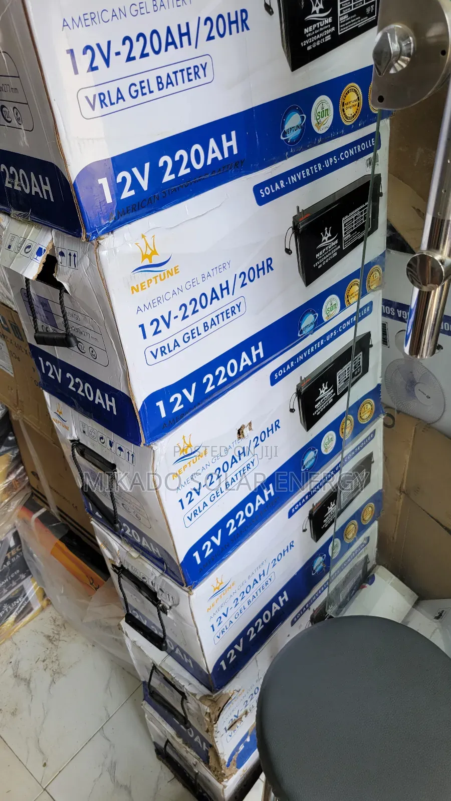 220ah 12v Dry Cell American Gel Battery