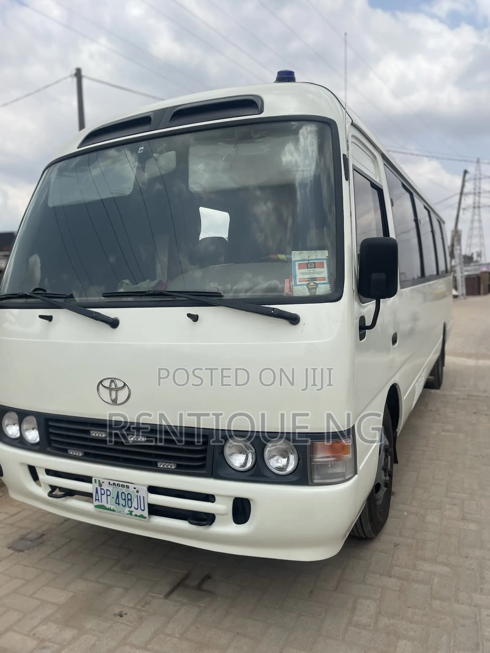 Toyota Coaster Available for Rent