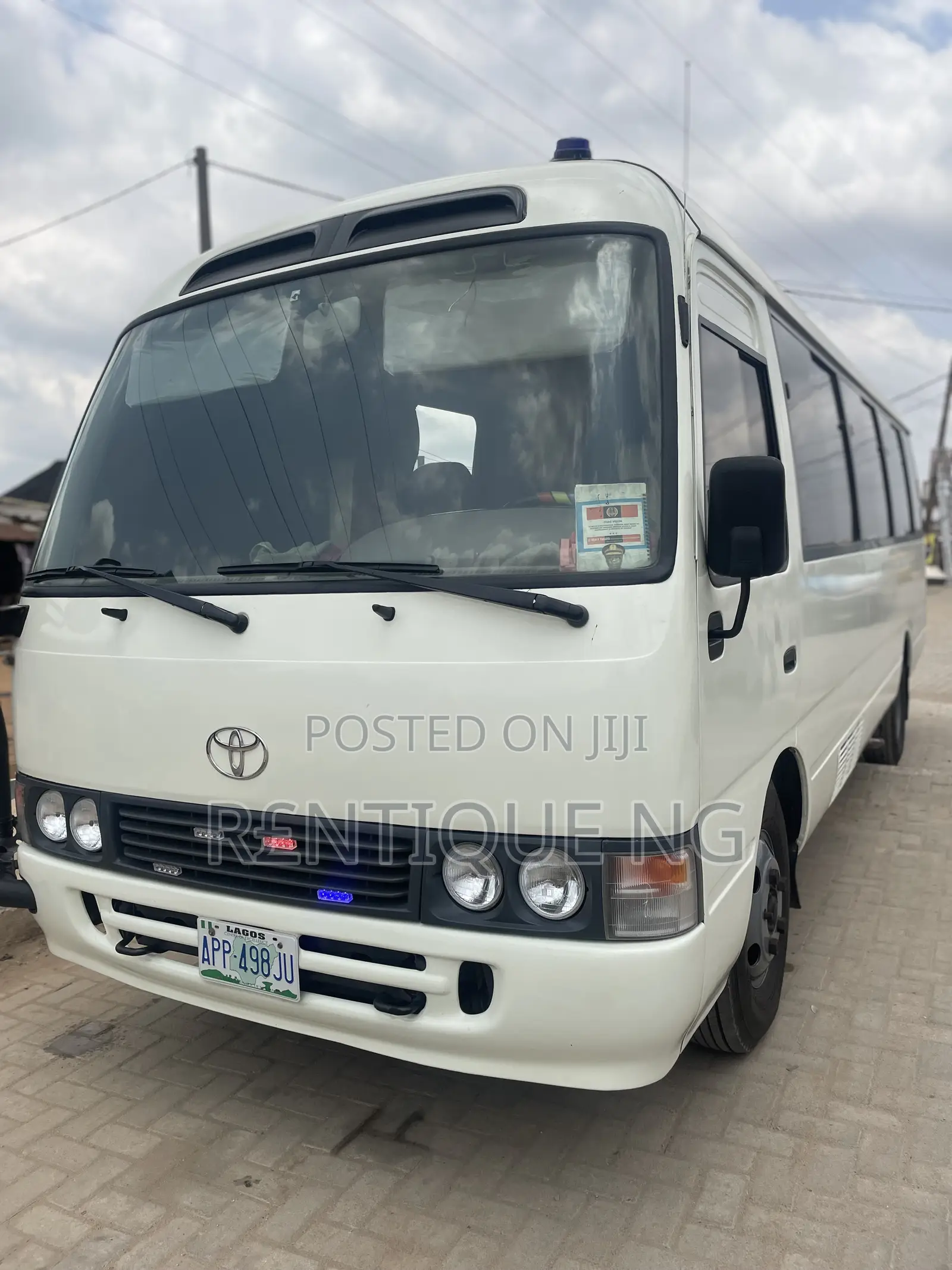 Toyota Coaster Available for Rent