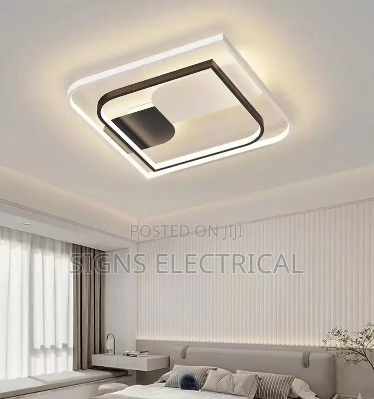 Nordic Simple Led Ceiling Lights Dimmable for Living Dining