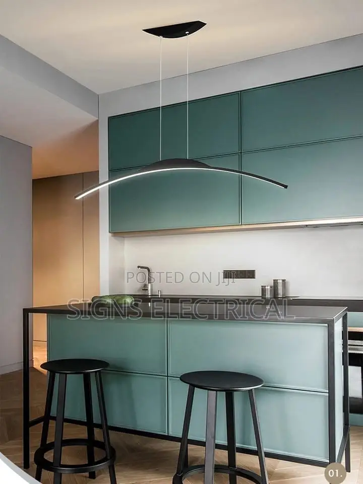 Long Strip Led Chandeliers Home Hanging Pendant